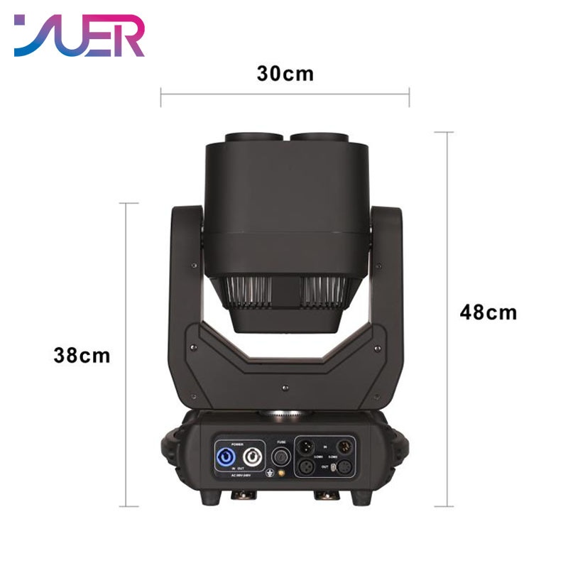 YUER New Style 350W LED Zoom Function Bees Eyes Big Eyes Moving Head Light DMX512 For Nightclub Disco DJ KTV Party Stage Lighting