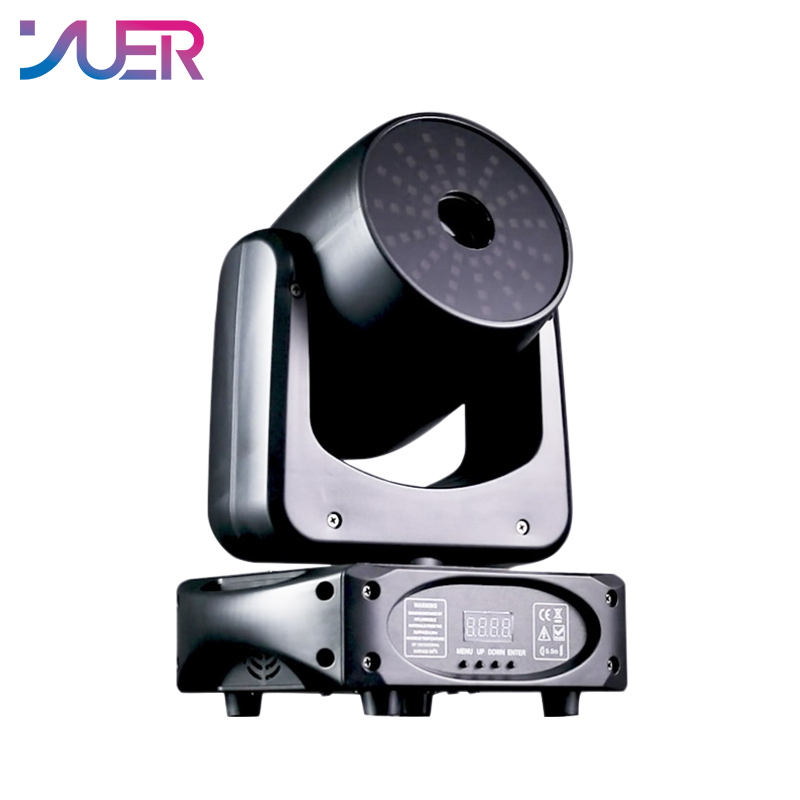 YUER 150W LED With Aperture Moving Head High Bright Mobile Heads Beam Effect For Home Disco Bar Stage Wedding Show DJ Party Lighting