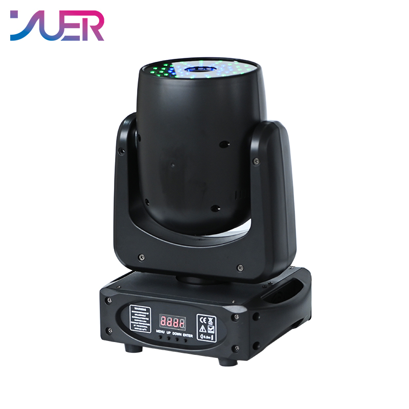 YUER 150W LED With Aperture Moving Head High Bright Mobile Heads Beam Effect For Home Disco Bar Stage Wedding Show DJ Party Lighting