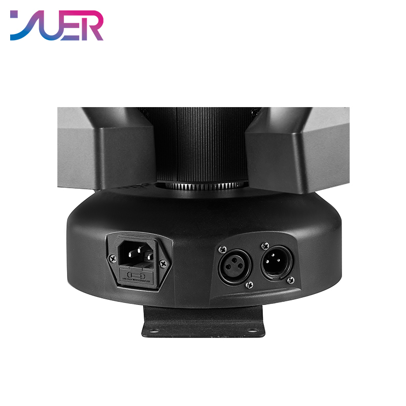 YUER Remote Control 10X10W RGBW 6 Head LED Beam Moving Head Light with RG Laser Effect DMX Stage Lighting for Disco Music Bar Party