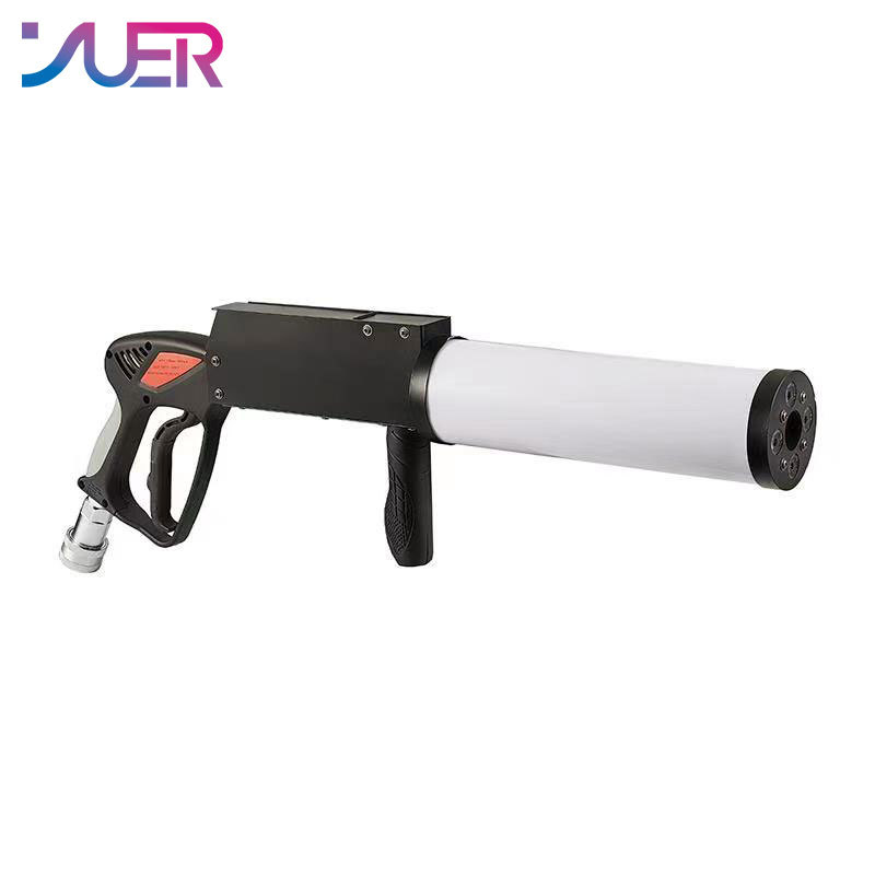 YUER Carbon Dioxide Gas Column Gun Bar Party Led DJ Stage Co2 Jet Machine Effect Fogger Smoke Gun Shoot Distance
