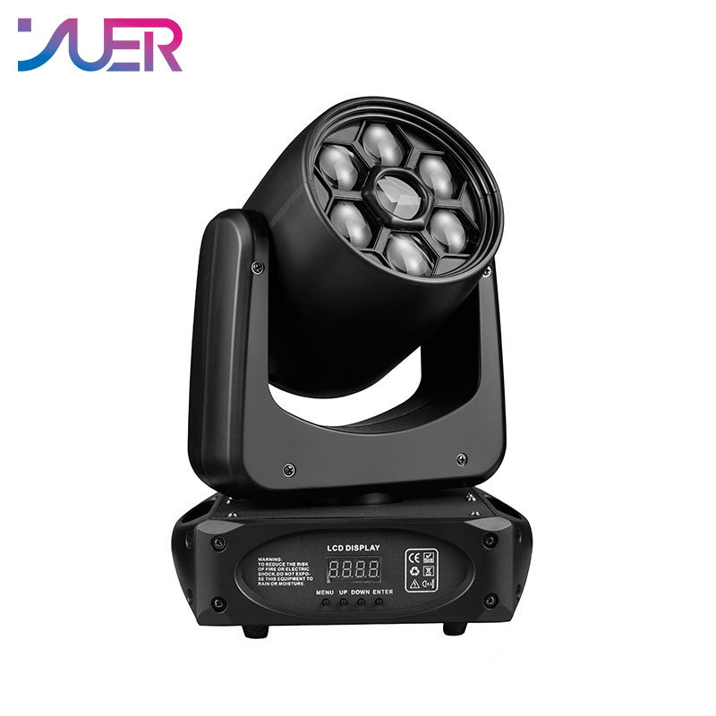 YUER Bee Eye LED Spot 150W Moving Moving Light and Gobo 3 Sided Prism DMX Controller LED Spotlight Moving Disco Dj Party Light