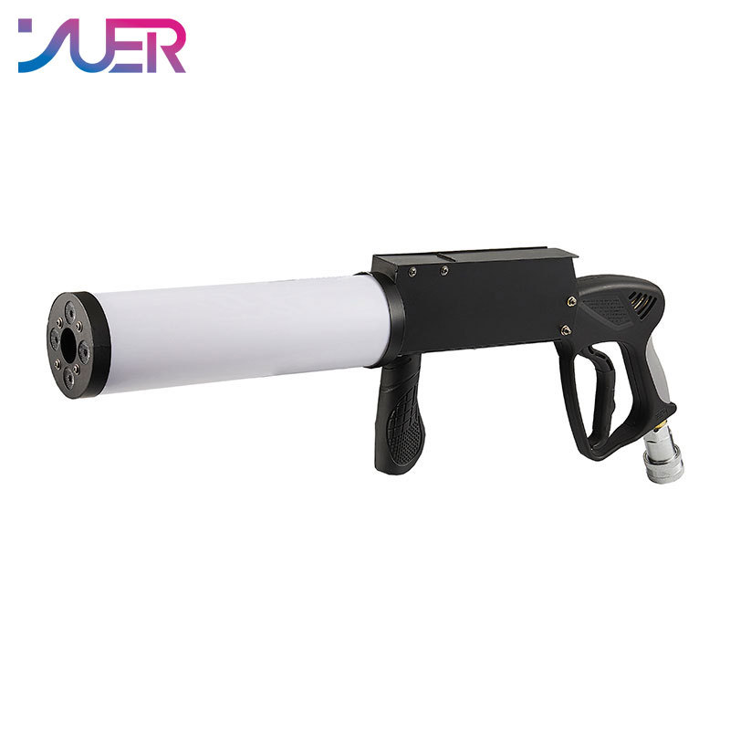 YUER Carbon Dioxide Gas Column Gun Bar Party Led DJ Stage Co2 Jet Machine Effect Fogger Smoke Gun Shoot Distance