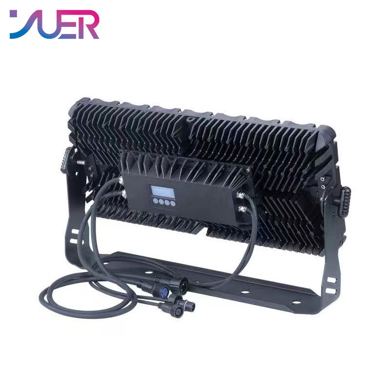 YUER Ip65 Waterproof 600W 24 Segments Strobe Light RGB 3 in 1 LED Strobe Stage Effect Light DMX Wash Flood for DJ Disco
