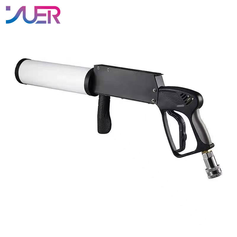 YUER Carbon Dioxide Gas Column Gun Bar Party Led DJ Stage Co2 Jet Machine Effect Fogger Smoke Gun Shoot Distance