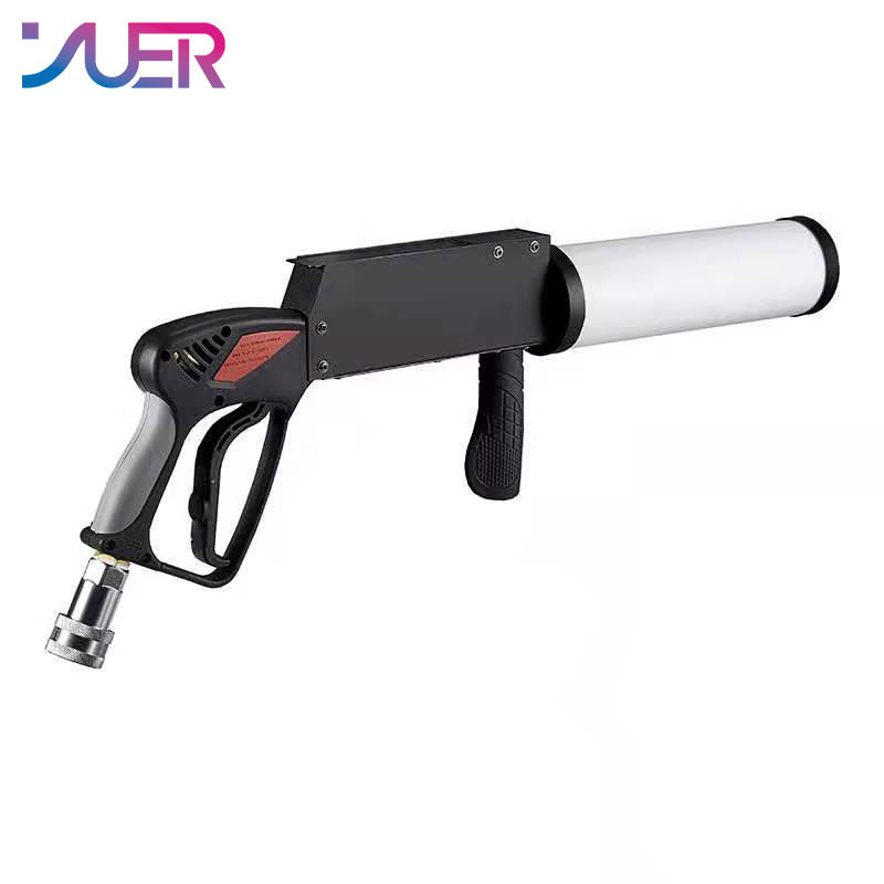 YUER Carbon Dioxide Gas Column Gun Bar Party Led DJ Stage Co2 Jet Machine Effect Fogger Smoke Gun Shoot Distance