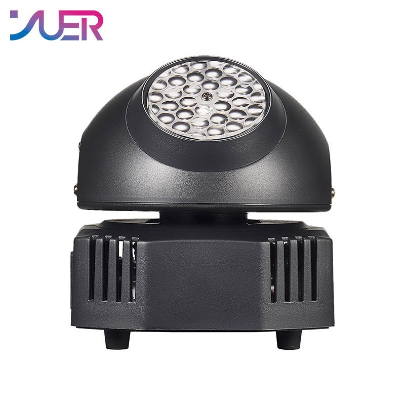 YUER Mini Beetle DJ Disco Ball Lights Colorful LED Beam Green Laser Moving Head Lights DMX512 Strobe Nightclub Party Show