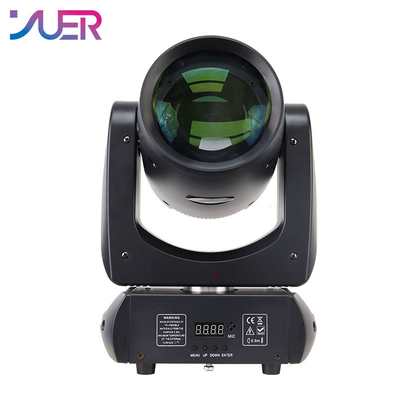 YUER NEW 200W LED Moving Head Light Beam Spot 18 Rotating Prisms Dj Dmx Stage Light Effect Light Disco Dj Bar Wedding Club