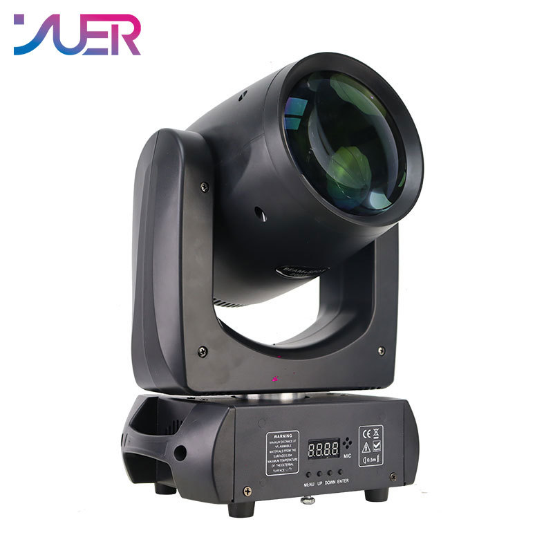 YUER NEW 200W LED Moving Head Light Beam Spot 18 Rotating Prisms Dj Dmx Stage Light Effect Light Disco Dj Bar Wedding Club