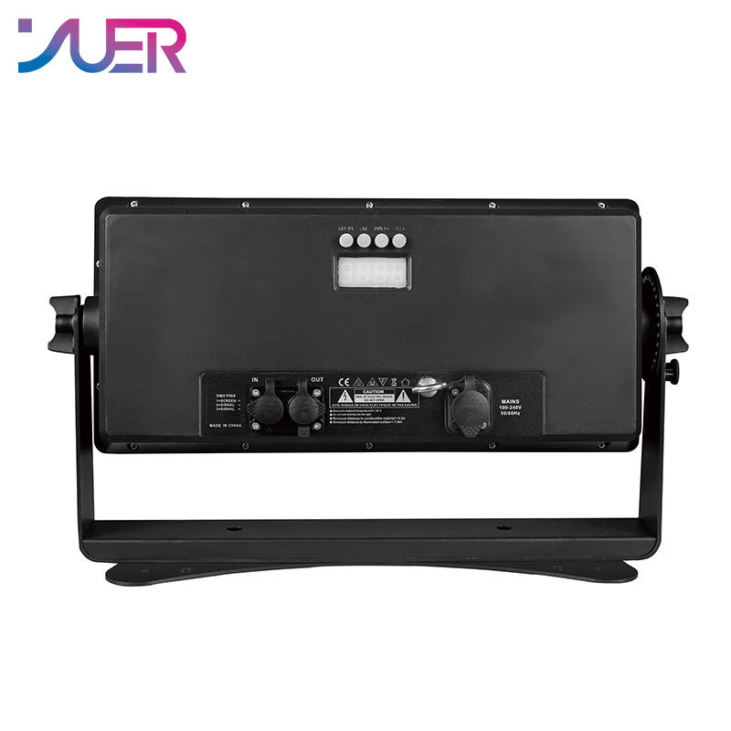 YUER 1000W Waterproof IP65 RGBW LED Strobe  Light 8 Segements DMX Party Stage Dj Disco Outdoor Park Wall Wash Effect Stage Lighting