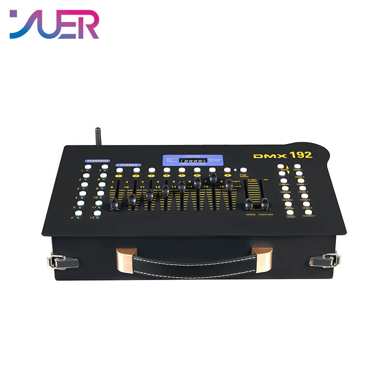 YUER Wireless Dmx 512 Controller 192CH Drawer With Accessories Dj Equipment Dmx 512 Console Stage Lighting For Led Par Moving Head Spotlight