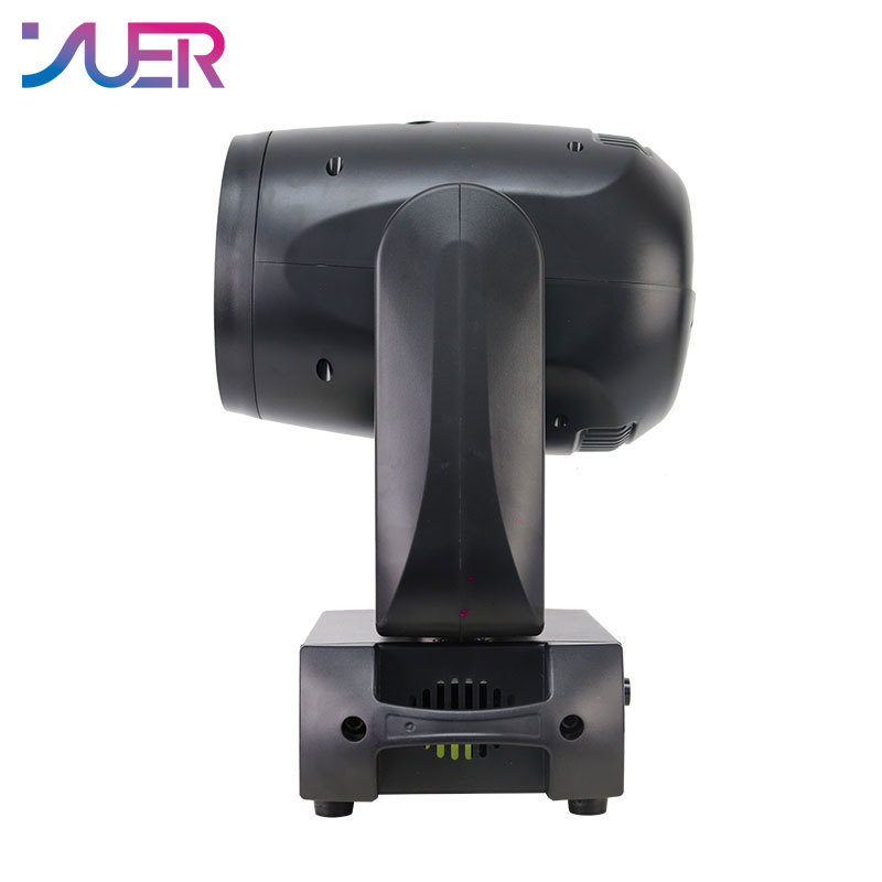 YUER Mini 200W LED Moving Head Light Beam Spot 18 Rotating Prisms With Ring Dj Dmx Stage Light Effect Light Disco Dj Bar Wedding Club