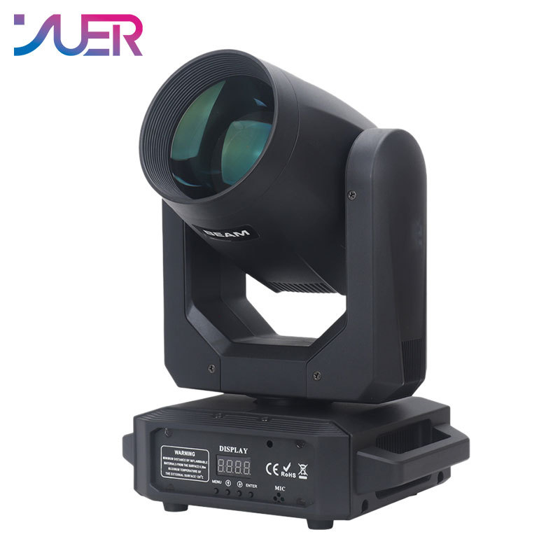 YUER NEW LED Moving Head Light 200W Beam+Spot+18 Rotating Prisms+Rainbow Effect Dj Dmx Stage Light Effect Light Disco Dj Bar