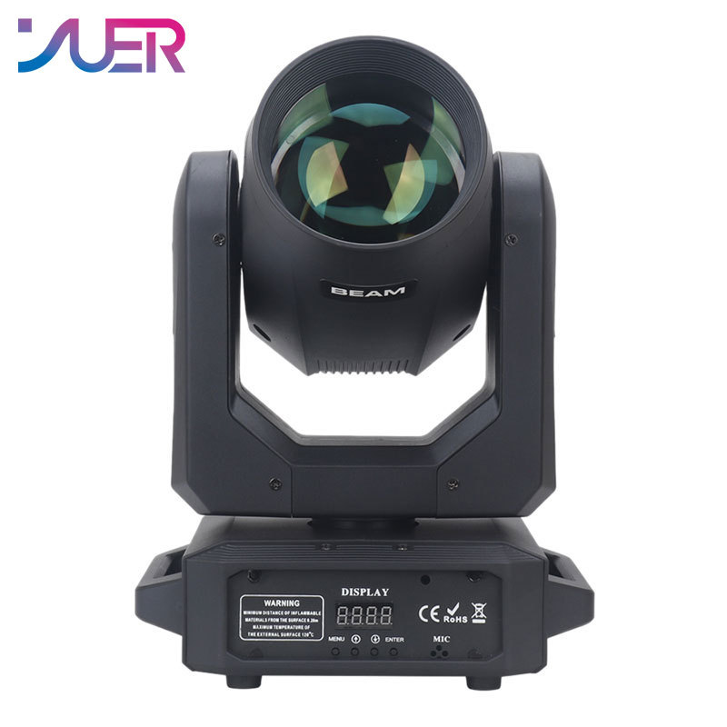 YUER NEW LED Moving Head Light 200W Beam+Spot+18 Rotating Prisms+Rainbow Effect Dj Dmx Stage Light Effect Light Disco Dj Bar