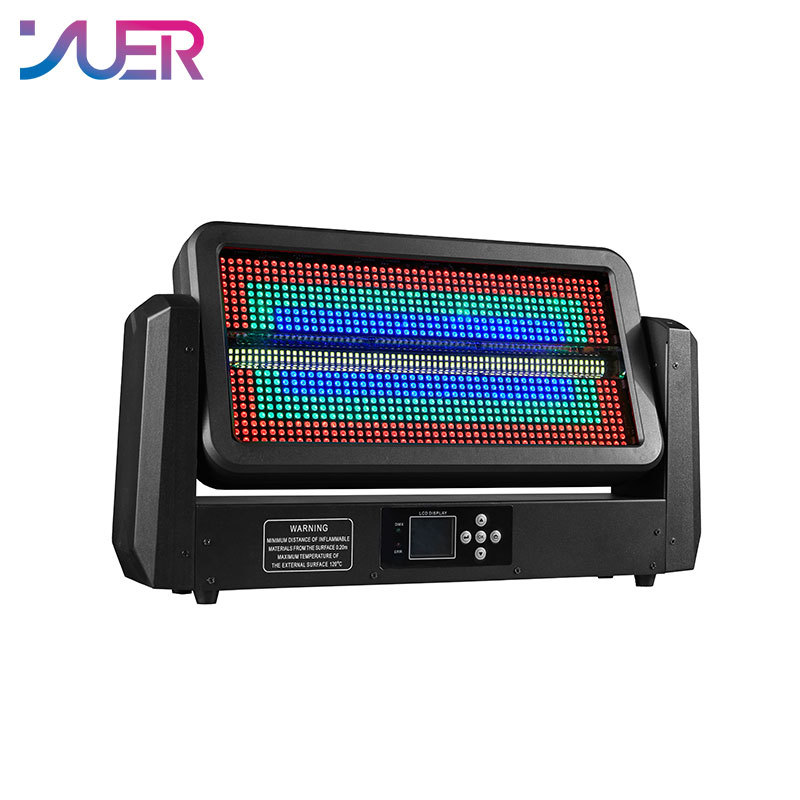 YUER LED RGB 3in1 Beam Strobe Lights DMX Controller Moving Head Super Bright Dj Disco Party Washing Bar Strobe Stage Lighting Effects