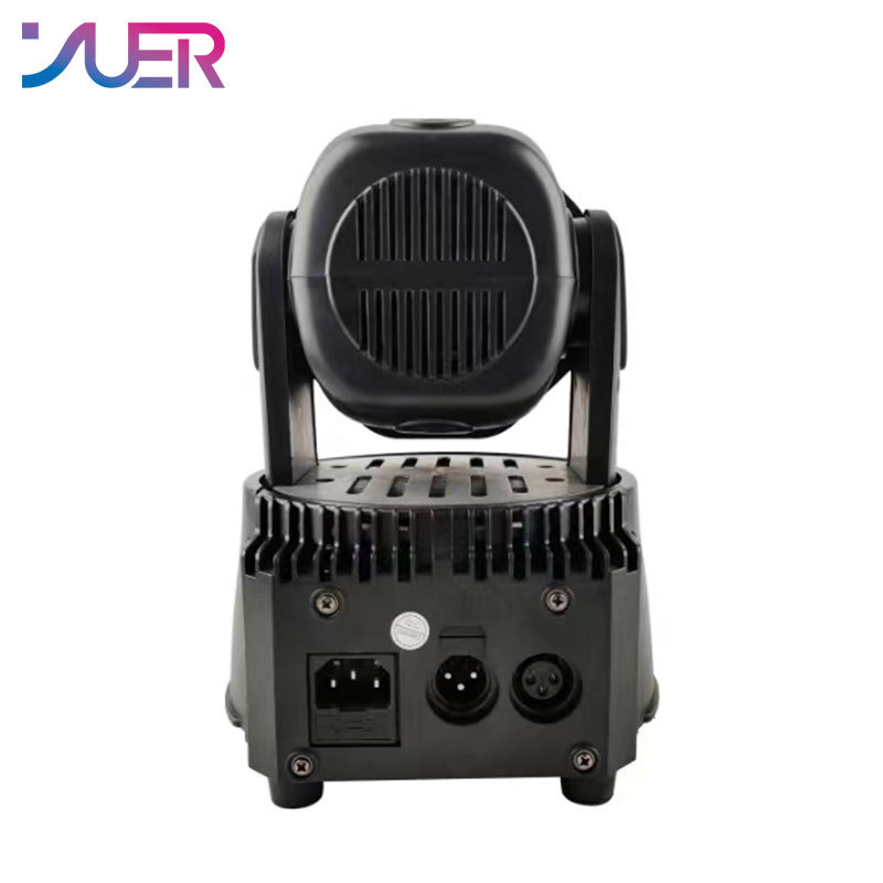 YUER Mini 40W LED RGBW 4IN1 Beam Moving Head Light With Dual Ring Strobe Stage Lights DMX512 Dj Disco Party Wedding Bar Stage Effects