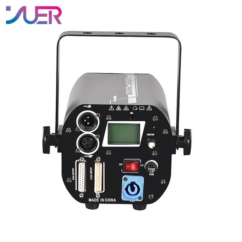 YUER APP control 2W 3D Animation Scanner DJ Laser Light With display ILDA DMX Beam Stage Projector Bar Club Disco Christmas Party Wedding Light