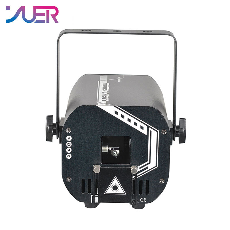 YUER APP control 2W 3D Animation Scanner DJ Laser Light With display ILDA DMX Beam Stage Projector Bar Club Disco Christmas Party Wedding Light