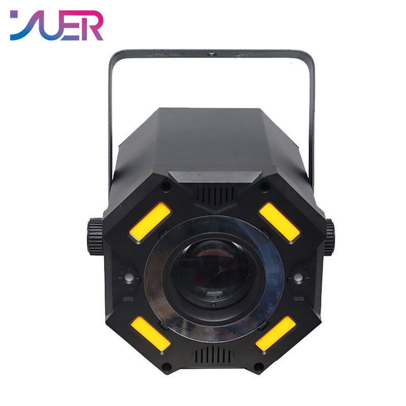 YUER NEW 80W RGB Beam Spot + RG Laser + Gold Strobe + 3D Abyss Multifunction Effect Light For DJ Disco Indoor Music Party Wedding