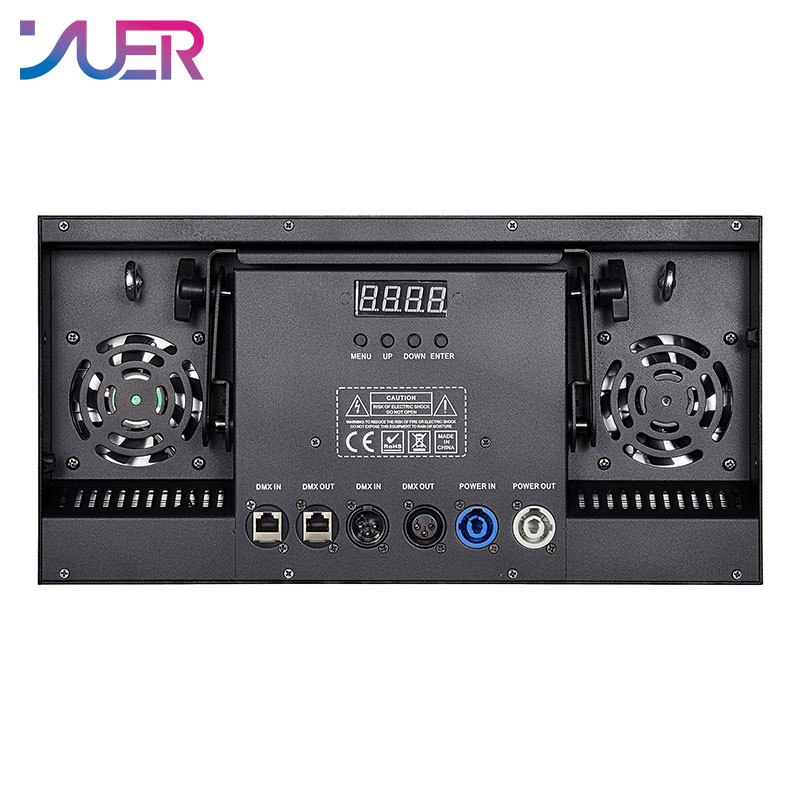 YUER 260W LED RGBW 4in1 Strobe Light White Linear Dimming DMX512 Super Bright Dj Party Wash Bar Strobe Stage Lighting Effects