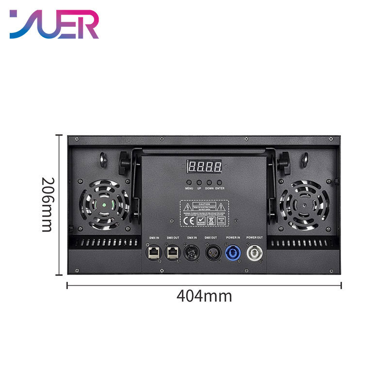 YUER 260W LED RGBW 4in1 Strobe Light White Linear Dimming DMX512 Super Bright Dj Party Wash Bar Strobe Stage Lighting Effects