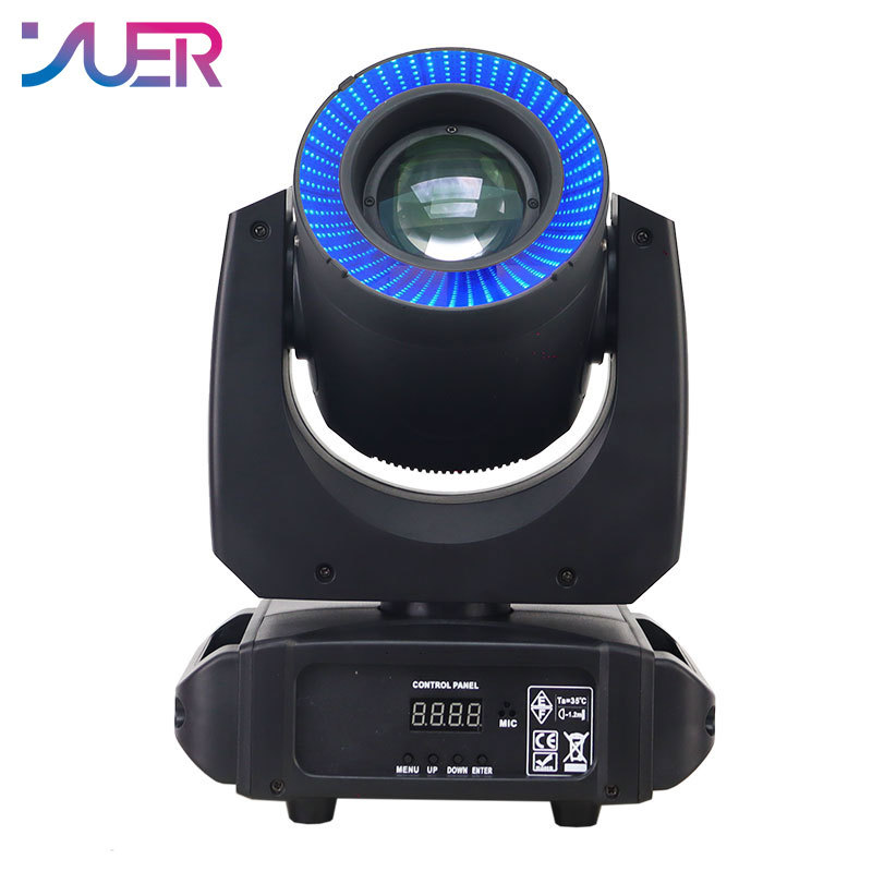 YUER 150W Beam Abyss Effect Light Moving Head Spot Dj Party Wedding Stage Light Equipment DMX512 Beam Moving Lighting