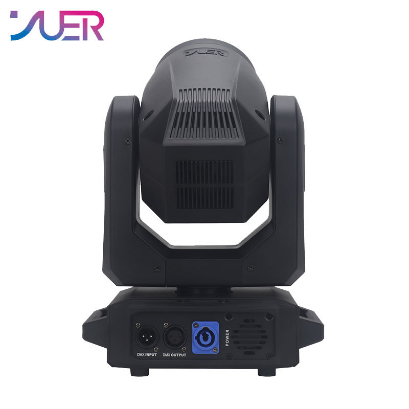 YUER NEW LED With Ring Moving Head Light 200W Beam+Spot+18 Rotating Prisms+Rainbow Effect Dmx Stage Light Effect Light Disco Dj Bar