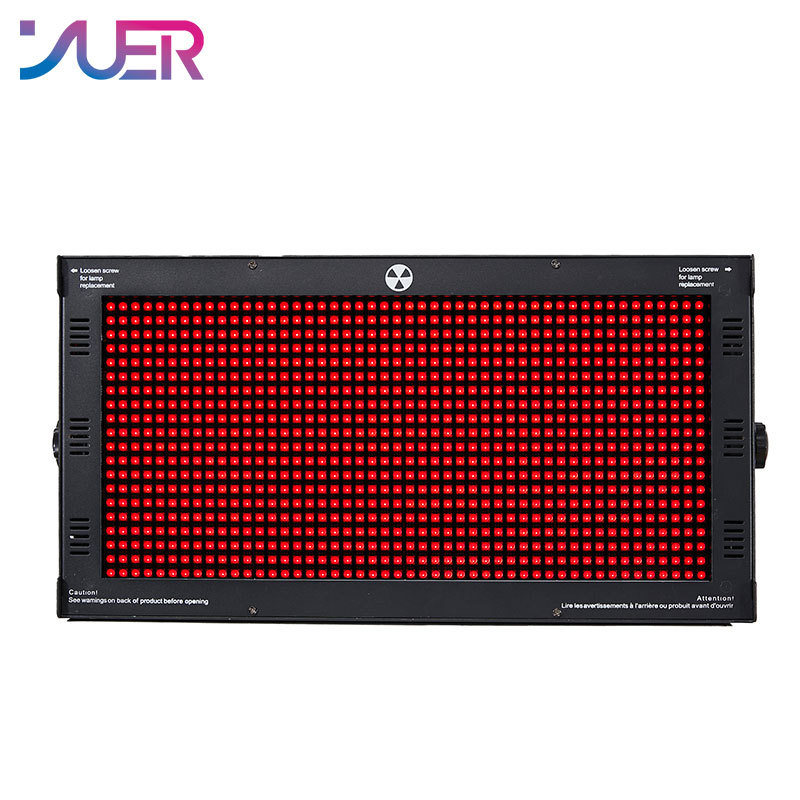 YUER 1000pcs LED 112 Zones RGB Strobe Lights DJ Party Light Holiday Music Club Sound Activated Flash Stage Effect Stroboscope Lamp
