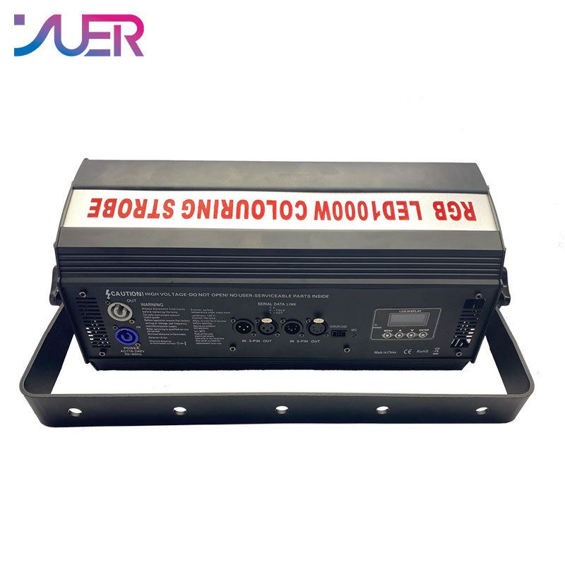 YUER 1000LED 5-segment RGB strobe light DMX control for dj disco party wedding stage effect light LED flash strobe light