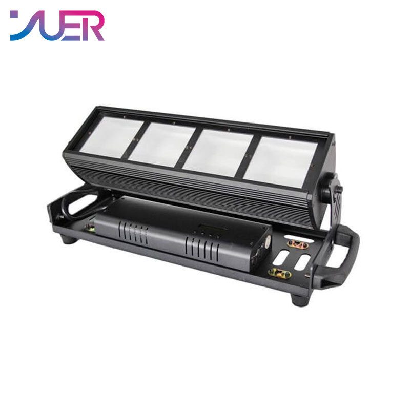 YUER 300W LED Cyclorama Light 100pcs 3W high brightness colorful LED Lamps DMX512 Suitable for large-scale theatrical performances, theaters, studios, discos and other places.