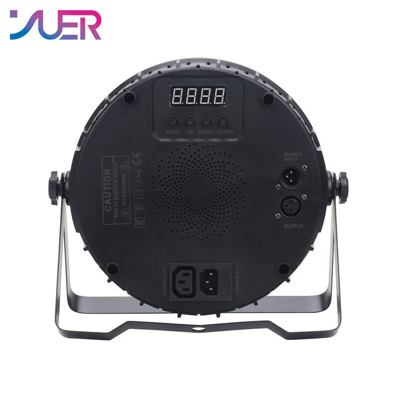 YUER 4X50W WWA + 16X8W RGBW Led Par Light  Flat Par Light LED PAR Lighting Equipment Stage Party Dyeing Light DMX512 Musci Control