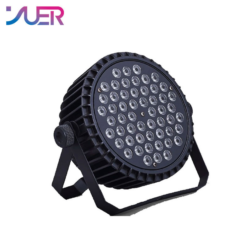 YUER Die-cast Alu. Led Par Light 54x3W RGB 3in1/54x3W RGBW 4in1 DMX Stage Lights Business Lighting High Power Light Party KTV Disco DJ 6 sold in last 15 hours