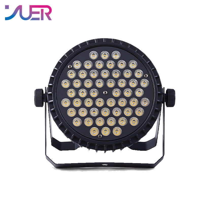 YUER Die-cast Alu. Led Par Light 54x3W RGB 3in1/54x3W RGBW 4in1 DMX Stage Lights Business Lighting High Power Light Party KTV Disco DJ 6 sold in last 15 hours