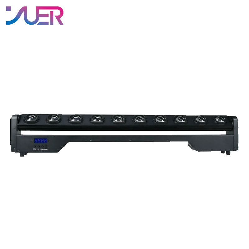 YUER NEW 10x25w RGBW LED Rotating beam  Moving Head Light For Disco Dance Floor Bar Party Nightclub DJ