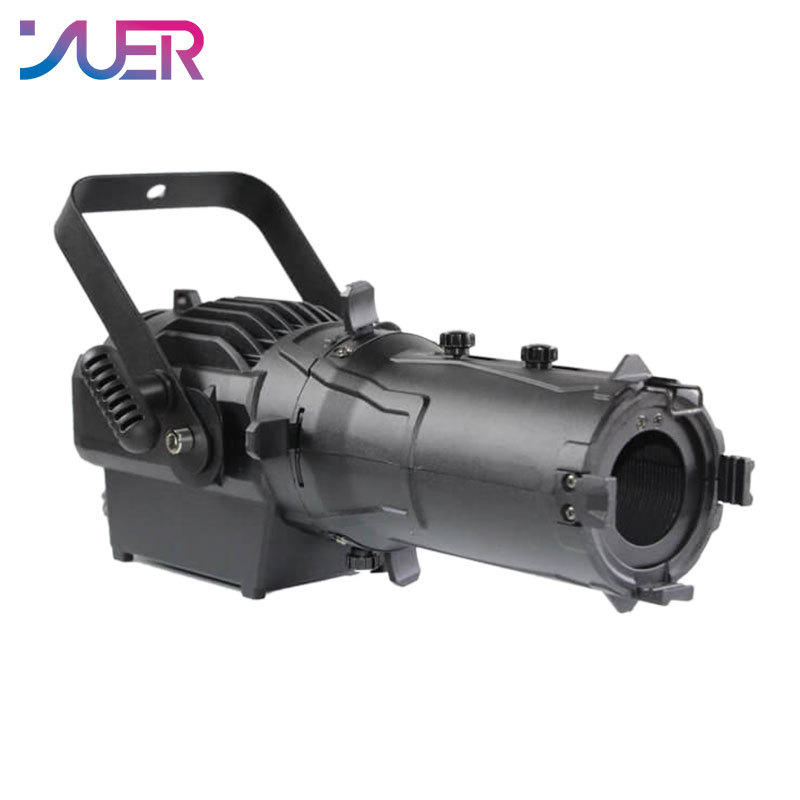 YUER 60W Mini Zoom LED Profile Spot Light Professional 3200K/5600K DMX512 Follow Logo Projector For Party Stage DJ Show