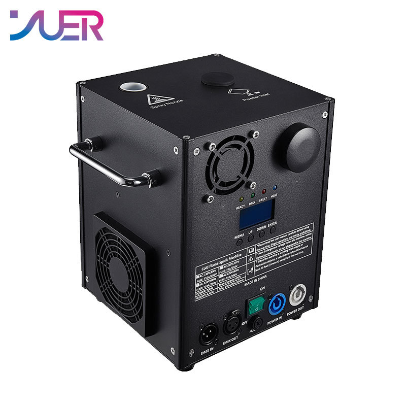 YUER Electronic 700W Cold Spark Firework Machine For DJ Wedding Celebration Dmx Remote Control Sparkular Fountain Machine