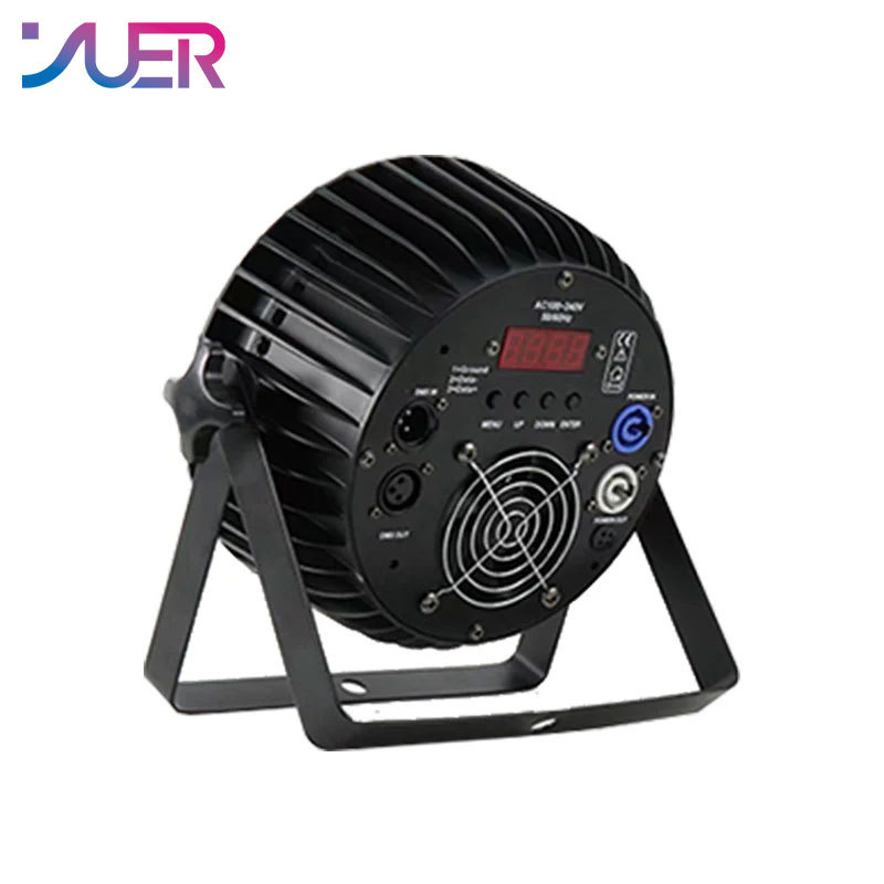 YUER Die-cast Alu. Led Par Light 18x10W RGBW 4in1/18x15W RGBWA 5in1/18x18W RGBWA+UV 6in1  DMX Stage Lights Business Lighting High Power Light Party KTV Disco DJ