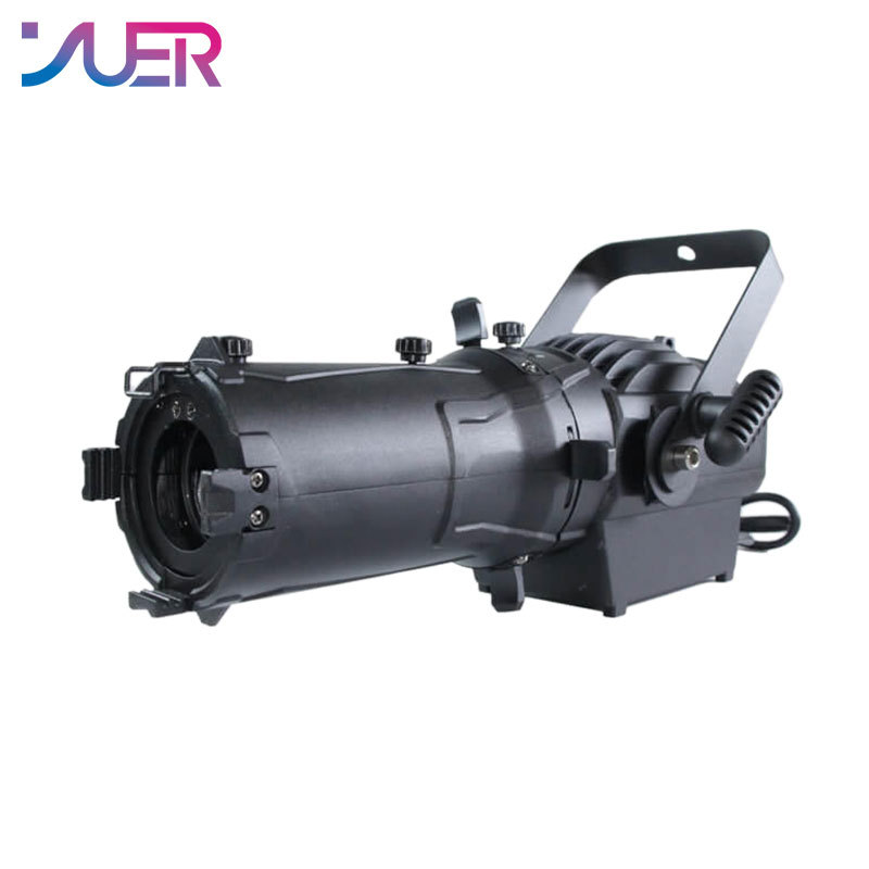 YUER 60W Mini Zoom LED Profile Spot Light Professional 3200K/5600K DMX512 Follow Logo Projector For Party Stage DJ Show