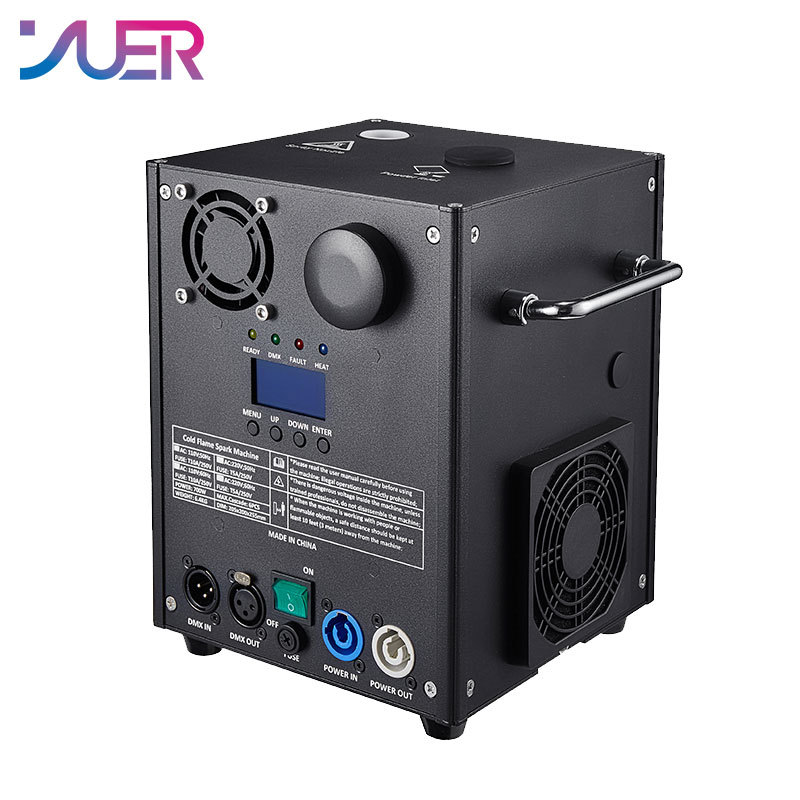 YUER Electronic 700W Cold Spark Firework Machine For DJ Wedding Celebration Dmx Remote Control Sparkular Fountain Machine