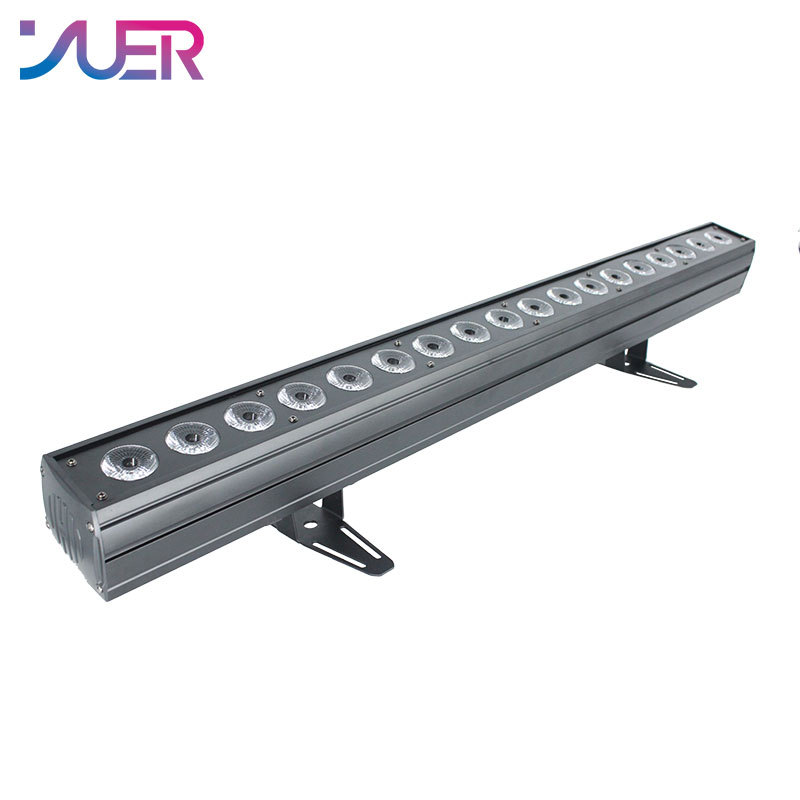 YUER 18X10W RGBW 4IN1/18X15W RGBWA 5IN1/18X18W RGBWA+UV 6IN1 LED Bar Wall Washer Lights DMX512 Washer Flood lights Dj Bar Party Show Stage Lighting