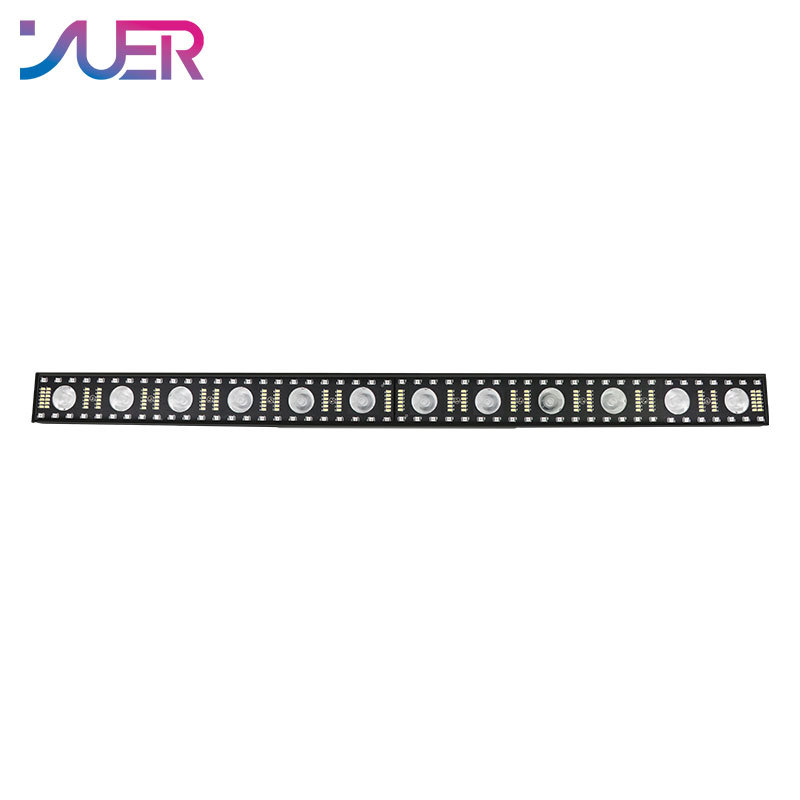 YUER 12x5W AC90-240V DMX RGBW Wall Washer light Stage Effect lighting Disco Christmas Party Bar Wedding Club Flood Light