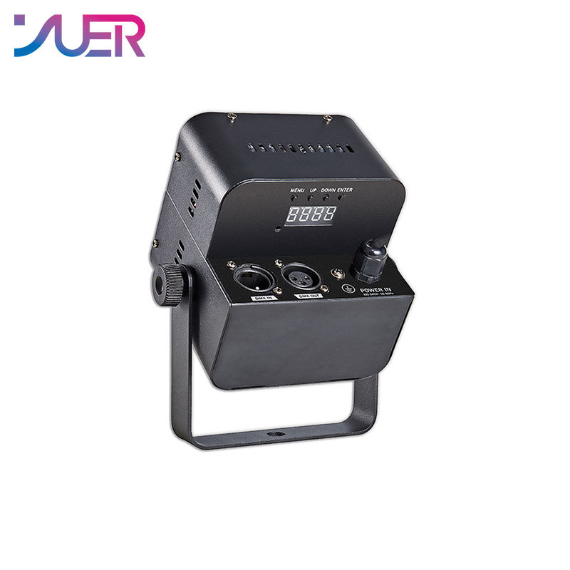 YUER 4x15W RGBW 4in1 LED Par Can Wash Stage Effect Lighting For DJ Disco Home Party DMX Control Sound Auto Remote Modes