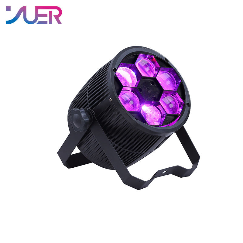 YUER 6X10W RGBW 4IN1 LED Bee Eyes Beam Par Light For Stage Dj Disco Party Club Bar Laser Effect Lighting