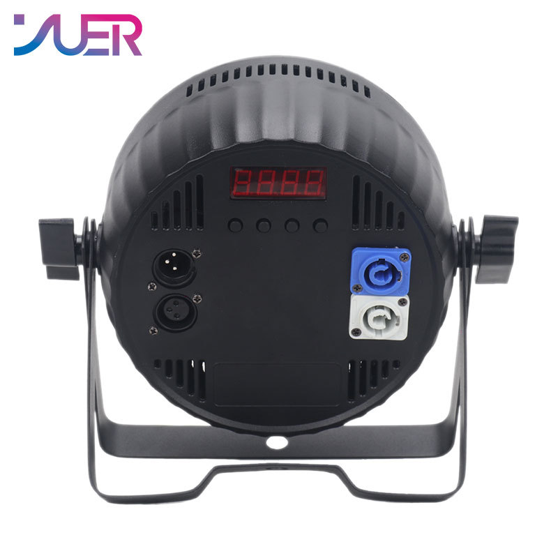 YUER 14X15W RGBW Par light DJ Disco Laser Light Projector Strobe Stage Effect Wedding Xmas Holiday Party Lamp Gift Holiday Bar Club Lights