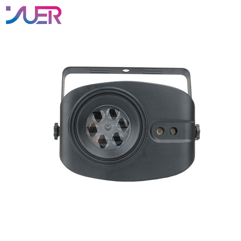 YUER 4 Big Picture 48 Pattern Laser Light RGB LED Projector Disco Dj Party Light Remote Control Stage Lighting Eu Warehouse.