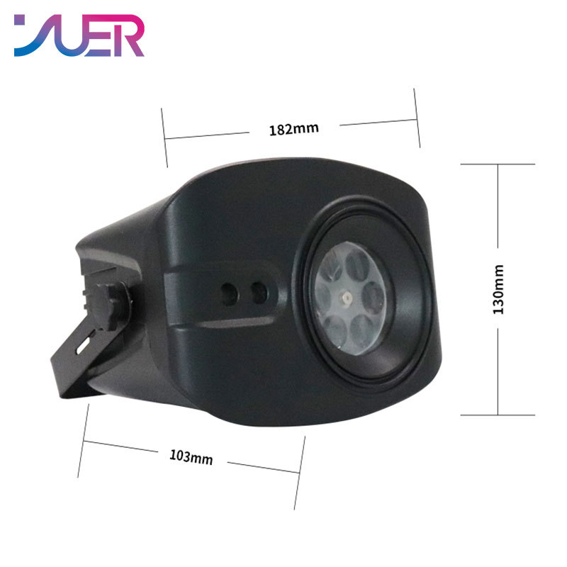YUER 4 Big Picture 48 Pattern Laser Light RGB LED Projector Disco Dj Party Light Remote Control Stage Lighting Eu Warehouse.
