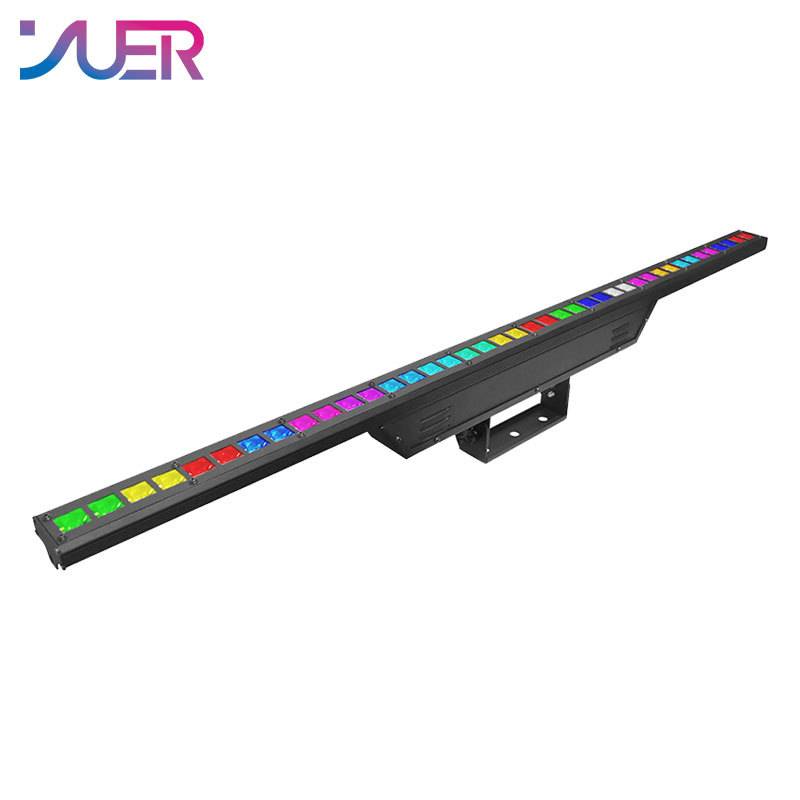 YUER RGB 40X3W LED Wall Washer Light Strobe Dyeing Effect Light Single Point of Control DMX512 For DJ Disco Stage Dance Music Bar