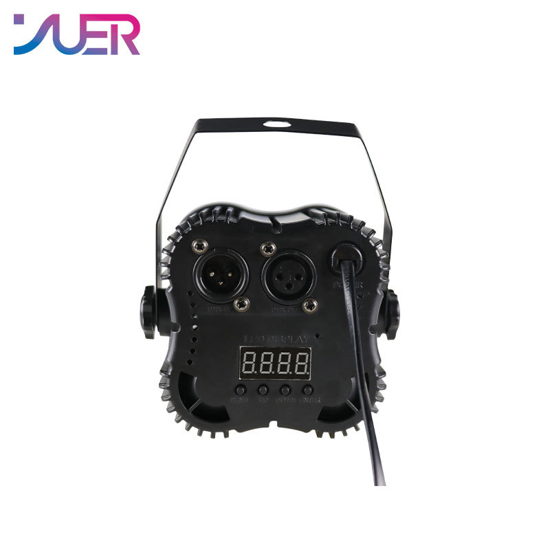 YUER 4 Eyes LED RGB 3IN1 Par Light DMX512 Voice Contro For DJ Disco Stage Dance Hall Party Indoor Bar Professional background light