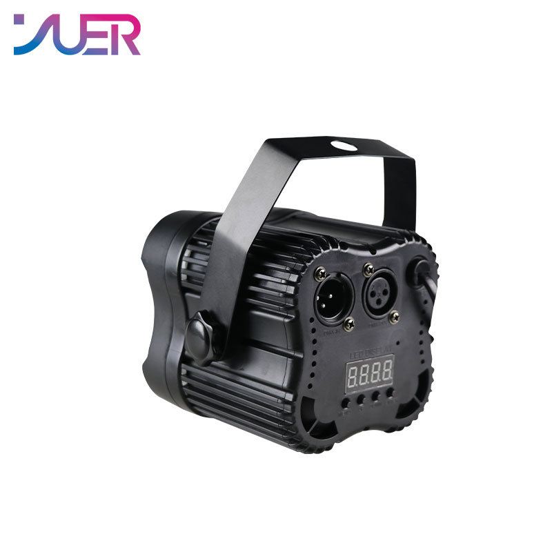 YUER 4 Eyes LED RGB 3IN1 Par Light DMX512 Voice Contro For DJ Disco Stage Dance Hall Party Indoor Bar Professional background light