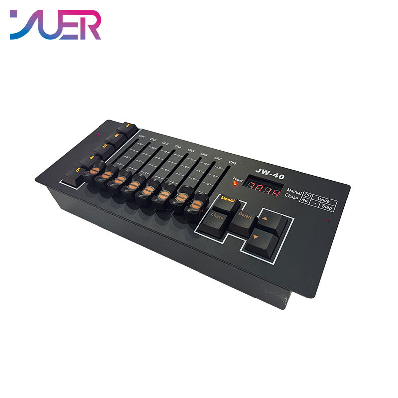 YUER Stage Light LED Mini 40CH Dmx Controller LED Par Light DJ Light Console For Moving Heads Led Disco Lighting Effect Console